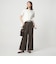 【WEB限定】＜at ease＞バック フレア カットソー  接触冷感 UVカット 遮熱