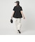 【WEB限定】＜at ease＞バック フレア カットソー  接触冷感 UVカット 遮熱