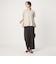 【WEB限定】＜at ease＞バック フレア カットソー  接触冷感 UVカット 遮熱