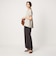 【WEB限定】＜at ease＞バック フレア カットソー  接触冷感 UVカット 遮熱