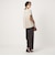 【WEB限定】＜at ease＞バック フレア カットソー  接触冷感 UVカット 遮熱