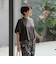 ＜スタイリスト兵藤千尋さんコラボ＞クロップド ワイド Tシャツ UVカット