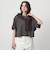 ＜スタイリスト兵藤千尋さんコラボ＞クロップド ワイド Tシャツ UVカット