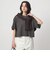 ＜スタイリスト兵藤千尋さんコラボ＞クロップド ワイド Tシャツ UVカット