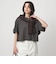 ＜スタイリスト兵藤千尋さんコラボ＞クロップド ワイド Tシャツ UVカット