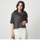 ＜スタイリスト兵藤千尋さんコラボ＞クロップド ワイド Tシャツ UVカット
