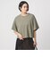 ＜スタイリスト兵藤千尋さんコラボ＞クロップド ワイド Tシャツ UVカット