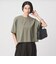 ＜スタイリスト兵藤千尋さんコラボ＞クロップド ワイド Tシャツ UVカット