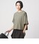 ＜スタイリスト兵藤千尋さんコラボ＞クロップド ワイド Tシャツ UVカット