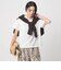 ＜スタイリスト兵藤千尋さんコラボ＞ワイドネック Tシャツ UVカット