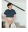 ＜スタイリスト兵藤千尋さんコラボ＞ワイドネック Tシャツ UVカット