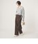 【WEB限定】＜at ease＞オルマイ ワイド パンツ ストレッチ UVカット