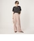 【WEB限定】＜at ease＞オルマイ ワイド パンツ ストレッチ UVカット