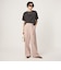 【WEB限定】＜at ease＞オルマイ ワイド パンツ ストレッチ UVカット