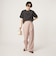 【WEB限定】＜at ease＞オルマイ ワイド パンツ ストレッチ UVカット