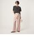 【WEB限定】＜at ease＞オルマイ ワイド パンツ ストレッチ UVカット