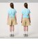 【WEB限定】シャーリング Tシャツ / キッズ 100cm-160cm