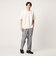 ポリエステル ウール ツイル インレー 半袖 Tシャツ カットソー