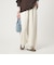 【WEB限定】＜at ease＞ドロスト ワイド パンツ オフホワイト