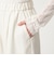 【WEB限定】＜at ease＞ドロスト ワイド パンツ オフホワイト