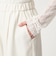 【WEB限定】＜at ease＞ドロスト ワイド パンツ オフホワイト