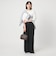 【WEB限定】＜at ease＞ドロスト ワイド パンツ