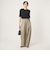 【WEB限定】＜at ease＞カーブ パンツ マシンウォッシャブル ストレッチ UVカット