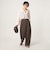【WEB限定】＜at ease＞カーブ パンツ マシンウォッシャブル ストレッチ UVカット