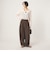 【WEB限定】＜at ease＞カーブ パンツ マシンウォッシャブル ストレッチ UVカット