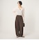【WEB限定】＜at ease＞カーブ パンツ マシンウォッシャブル ストレッチ UVカット