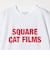 【別注】＜SQUARE CATFILMS＞フォトプリント Tシャツ