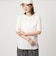 【WEB限定】＜at ease＞シアーテレコ ヘンリーネック ショートスリーブ カットソー