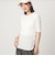 【WEB限定】＜at ease＞シアーテレコ ヘンリーネック ショートスリーブ カットソー