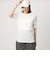 【WEB限定】＜at ease＞シアーテレコ ヘンリーネック ショートスリーブ カットソー