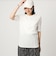 【WEB限定】＜at ease＞シアーテレコ ヘンリーネック ショートスリーブ カットソー