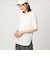 【WEB限定】＜at ease＞シアーテレコ ヘンリーネック ショートスリーブ カットソー