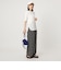 【WEB限定】＜at ease＞シアーテレコ ヘンリーネック ショートスリーブ カットソー