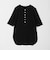 【WEB限定】＜at ease＞シアーテレコ ヘンリーネック ショートスリーブ カットソー