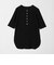 【WEB限定】＜at ease＞シアーテレコ ヘンリーネック ショートスリーブ カットソー