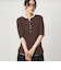 【WEB限定】＜at ease＞シアーテレコ ヘンリーネック ショートスリーブ カットソー