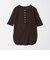 【WEB限定】＜at ease＞シアーテレコ ヘンリーネック ショートスリーブ カットソー