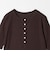 【WEB限定】＜at ease＞シアーテレコ ヘンリーネック ショートスリーブ カットソー
