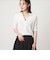【WEB限定】＜at ease＞シアーテレコ エリツキ カットソー