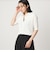 【WEB限定】＜at ease＞シアーテレコ エリツキ カットソー