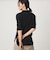 【WEB限定】＜at ease＞シアーテレコ エリツキ カットソー