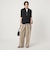 【WEB限定】＜at ease＞シアーテレコ エリツキ カットソー