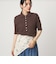 【WEB限定】＜at ease＞シアーテレコ エリツキ カットソー