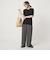 【WEB限定】＜at ease＞シアーテレコ バイカラー カットソー