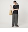 【WEB限定】＜at ease＞シアーテレコ バイカラー カットソー