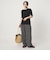 【WEB限定】＜at ease＞シアーテレコ バイカラー カットソー
